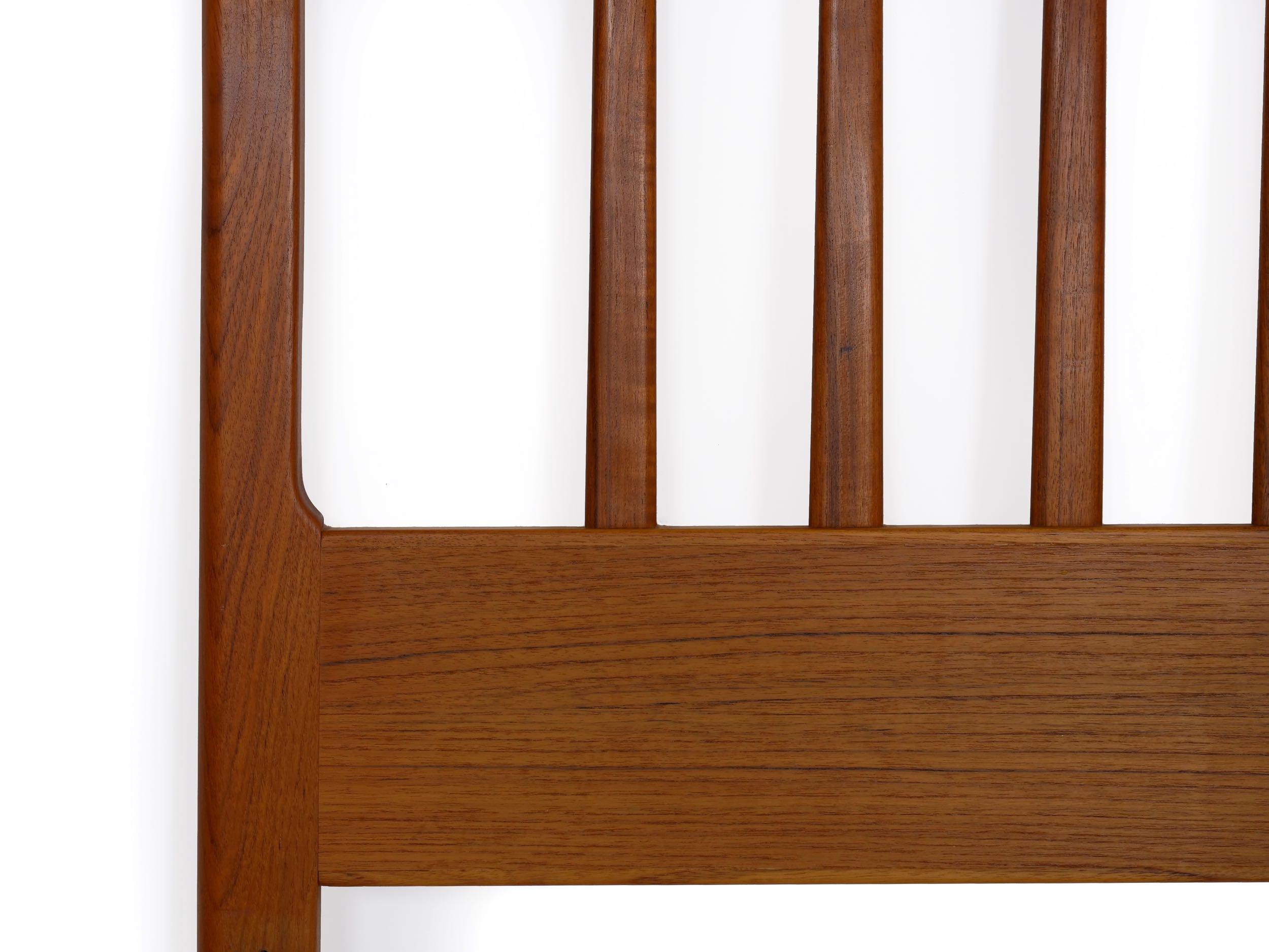 Danish Mid-Century Modern Teak Twin Bed Headboard by Folke Ohlsson, circa 1960s 3