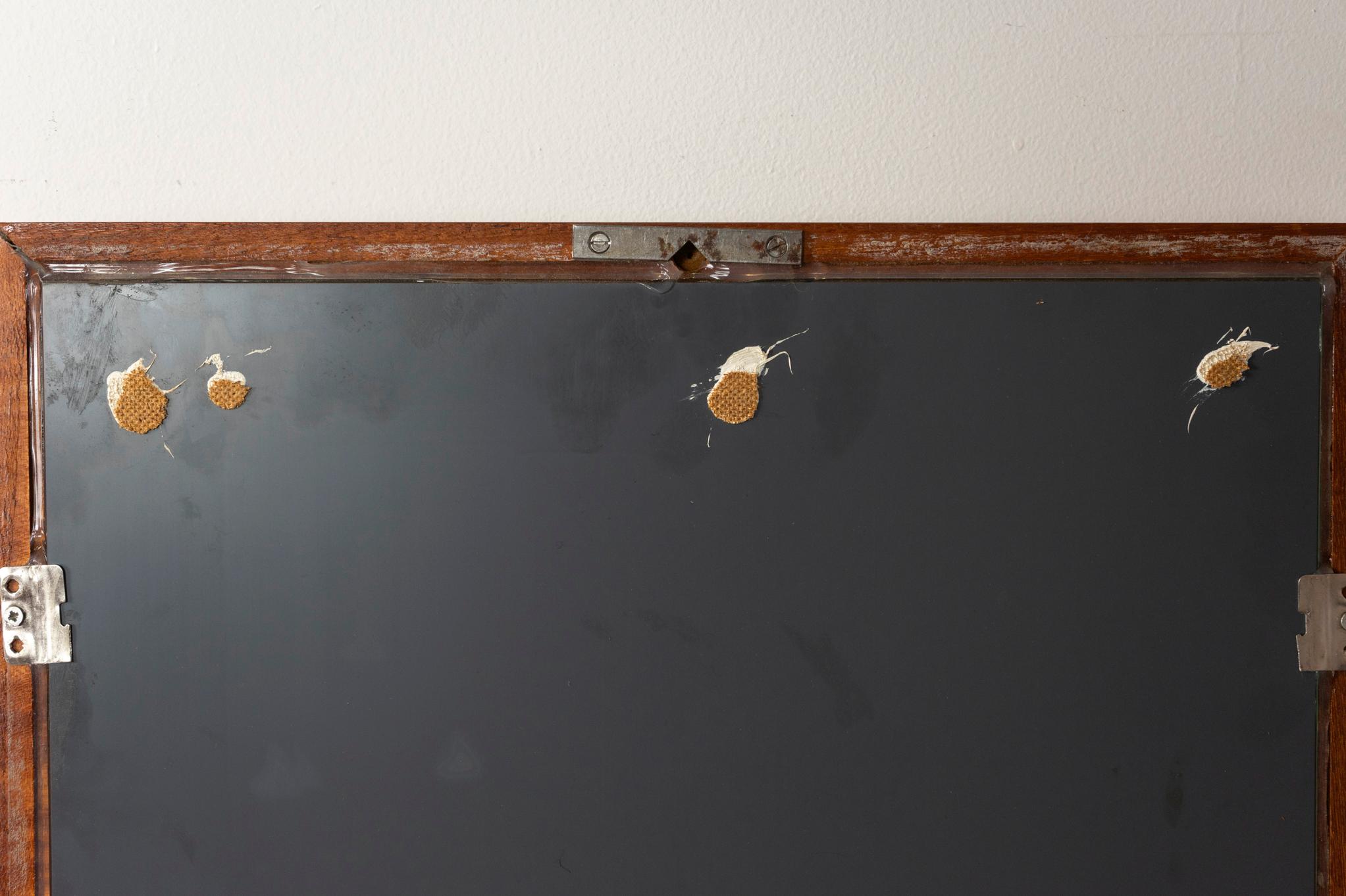 Miroir mural danois en teck moderne du milieu du siècle en vente 4