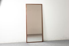 Danish Mid-Century Modern Teak Wall Mirror