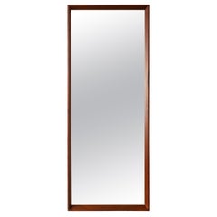 Danish Mid-Century Modern Teak Wall Mirror