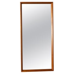 Danish Mid-Century Modern Teak Wall Mirror