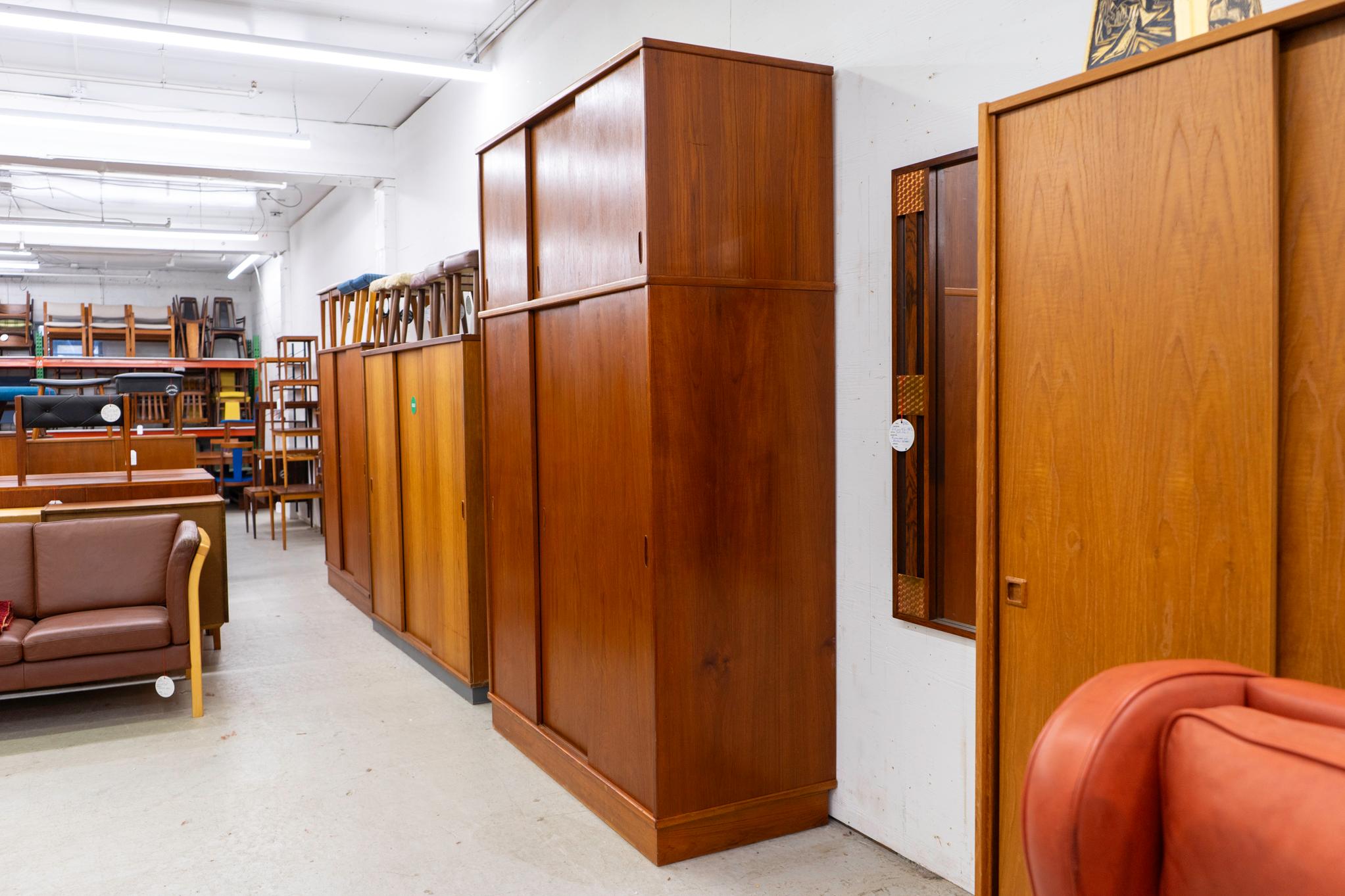 Danish Mid-Century Modern Teak Wardrobe 7