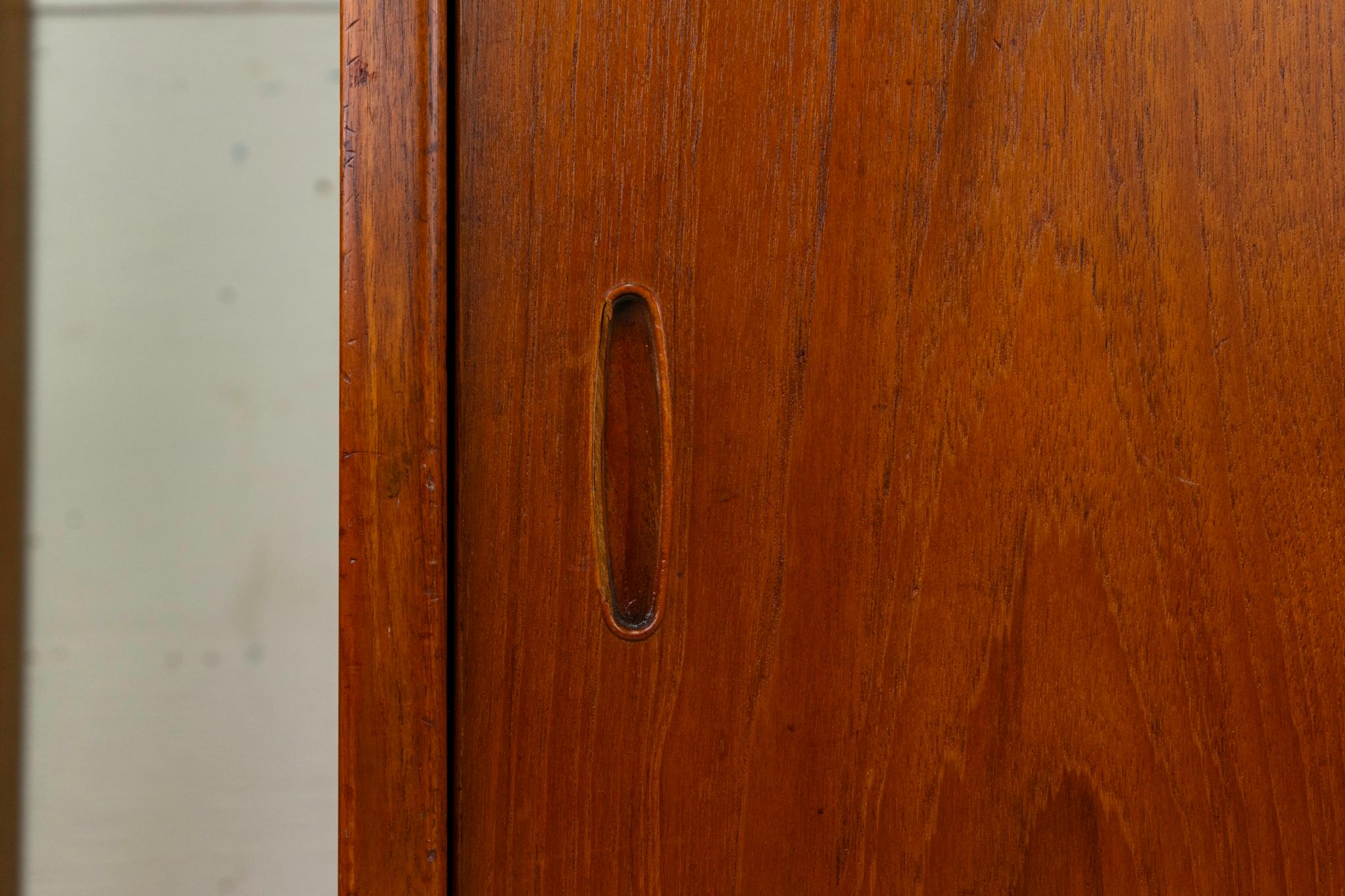 Danish Mid-Century Modern Teak Wardrobe 3