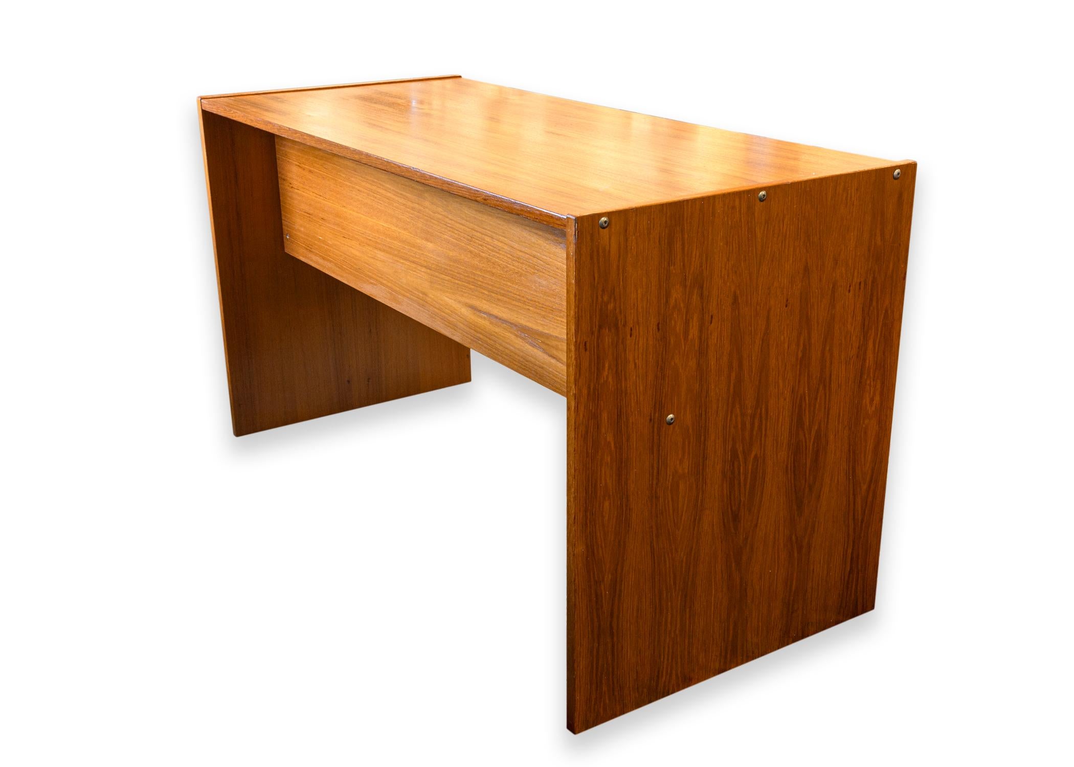 Mid-Century Modern Danish Mid Century Modern Teak Wood Office Desk by Jesper