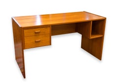 Danish Mid Century Modern Teak Wood Office Desk by Jesper
