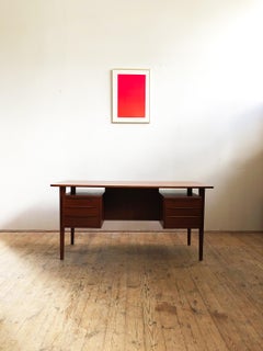 Danish Mid-Century Modern Teak Writing Desk by Peter Løvig Nielsen