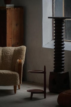 Table d'appoint danoise moderne du milieu du siècle, à deux niveaux, par Edmund Jørgensen, années 1950