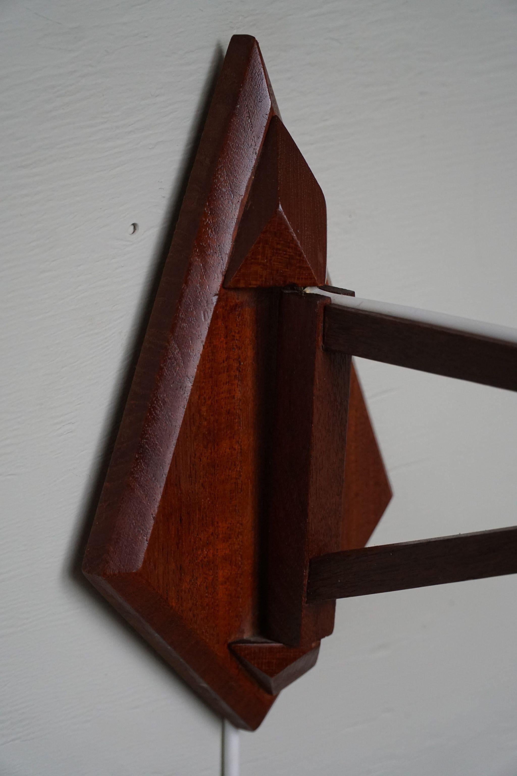 Danish Mid Century Modern - Wall lamp in Teak & Rope Shade - Ib Fabiansen, 1960 4