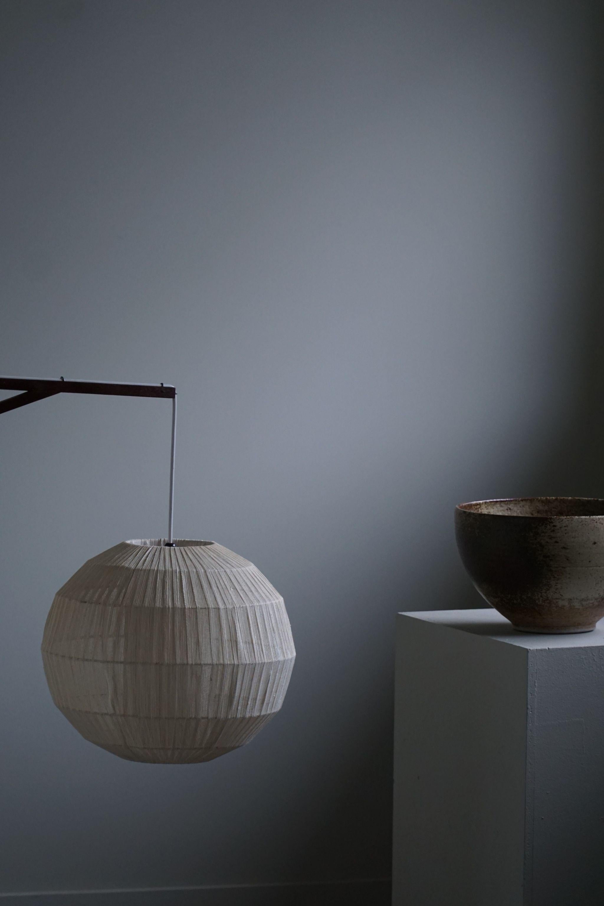 Danish Mid Century Modern - Wall lamp in Teak & Rope Shade - Ib Fabiansen, 1960 5