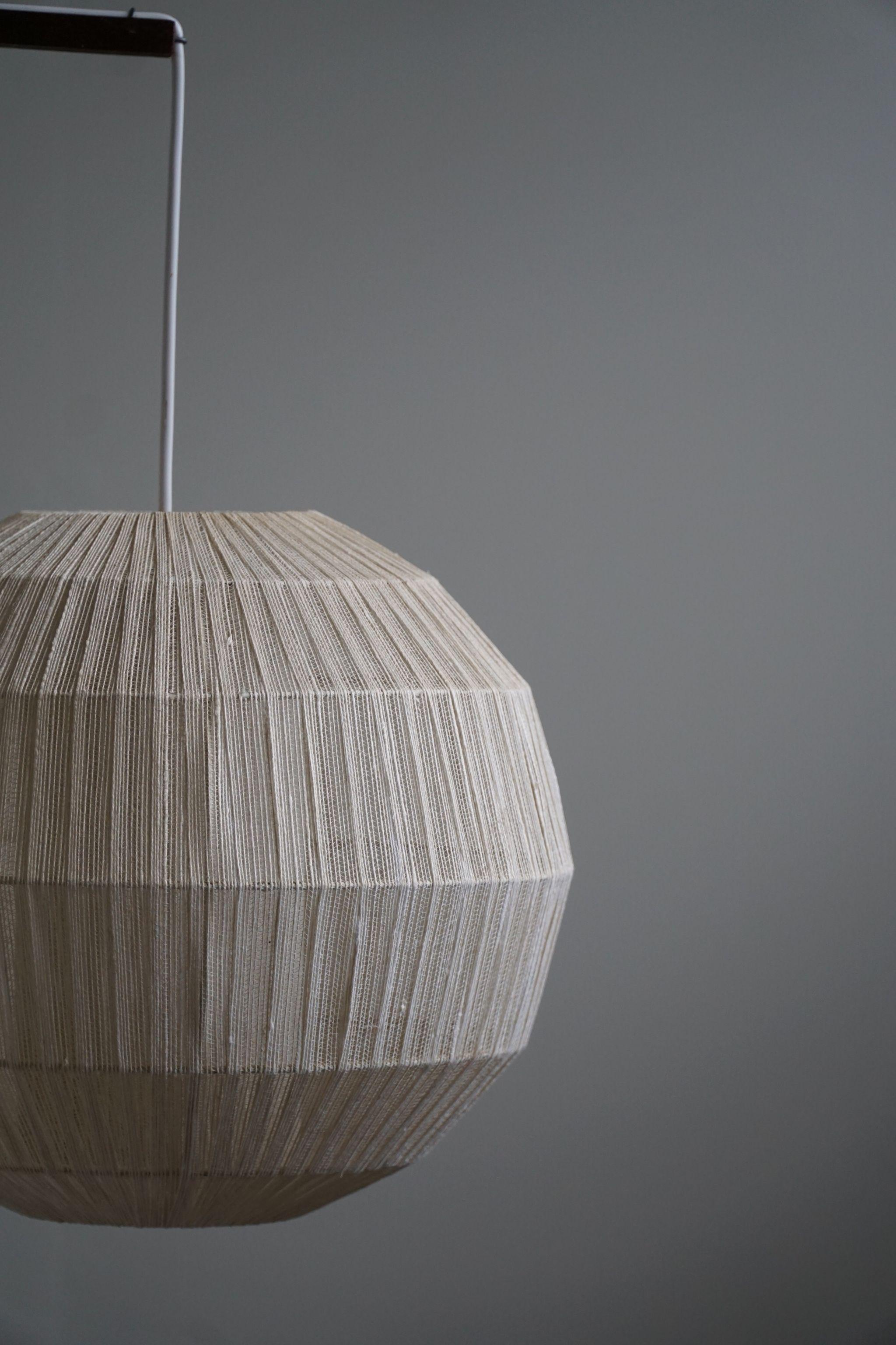Jute Danish Mid Century Modern - Wall lamp in Teak & Rope Shade - Ib Fabiansen, 1960