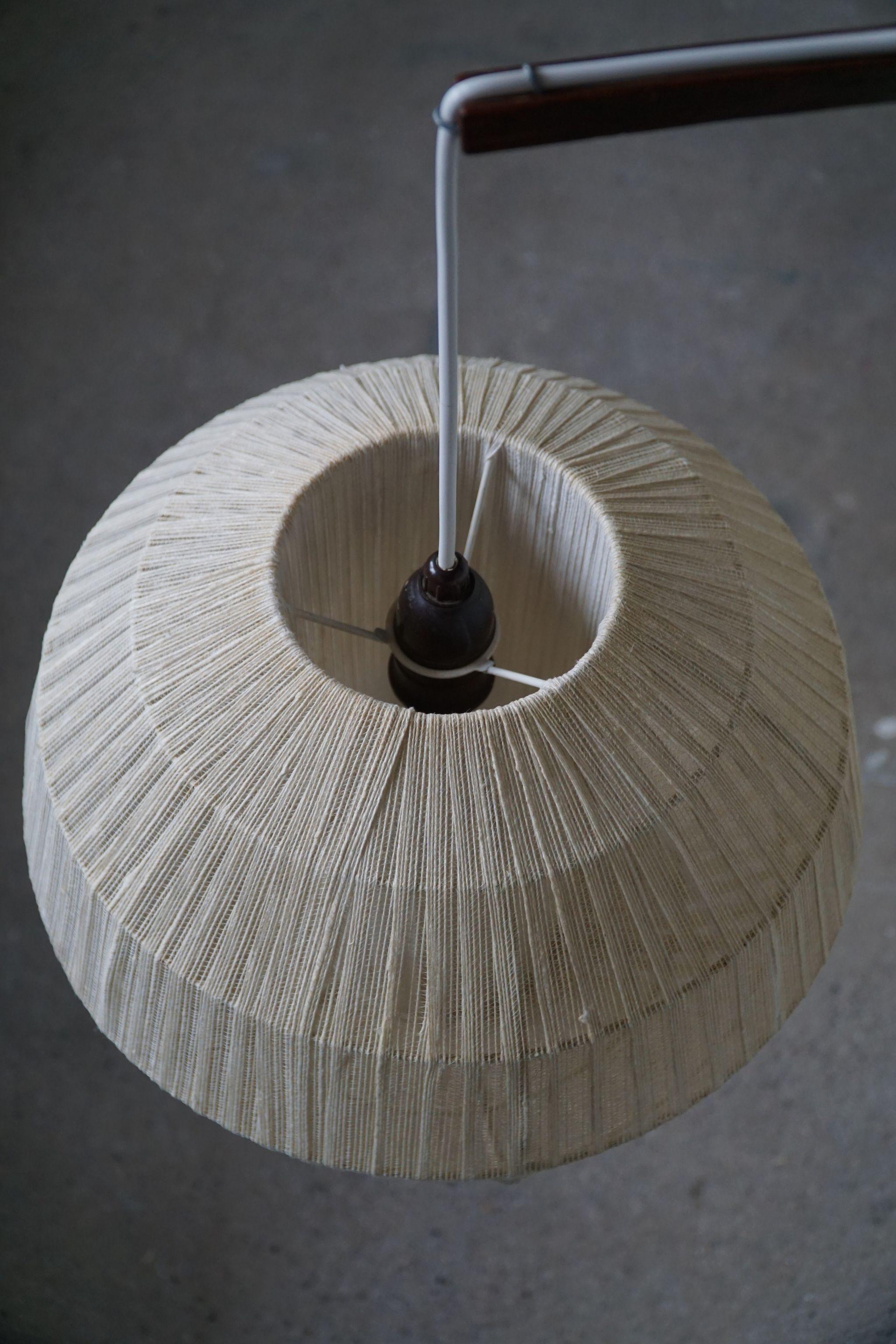 Danish Mid Century Modern - Wall lamp in Teak & Rope Shade - Ib Fabiansen, 1960 3