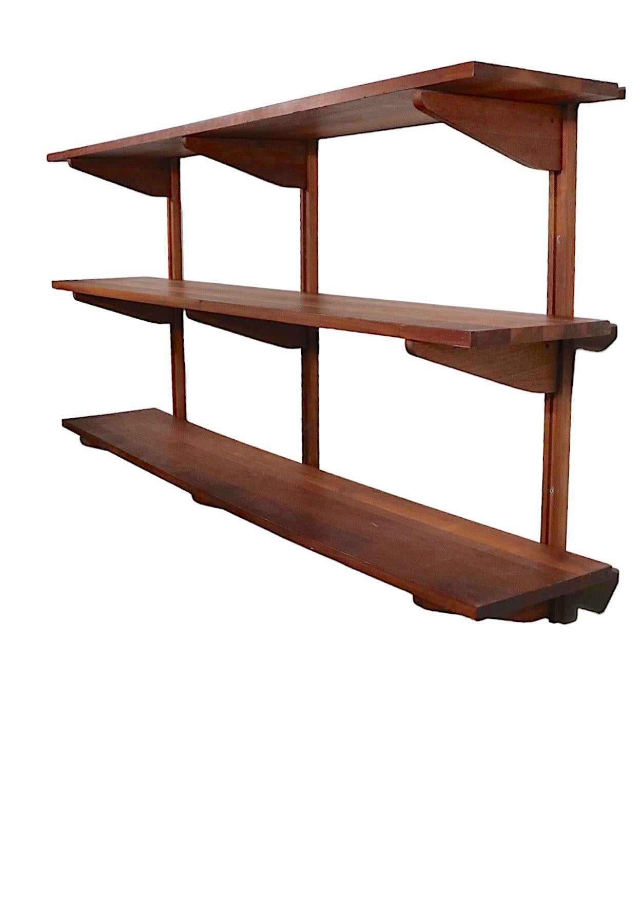 mid century modern wall shelf