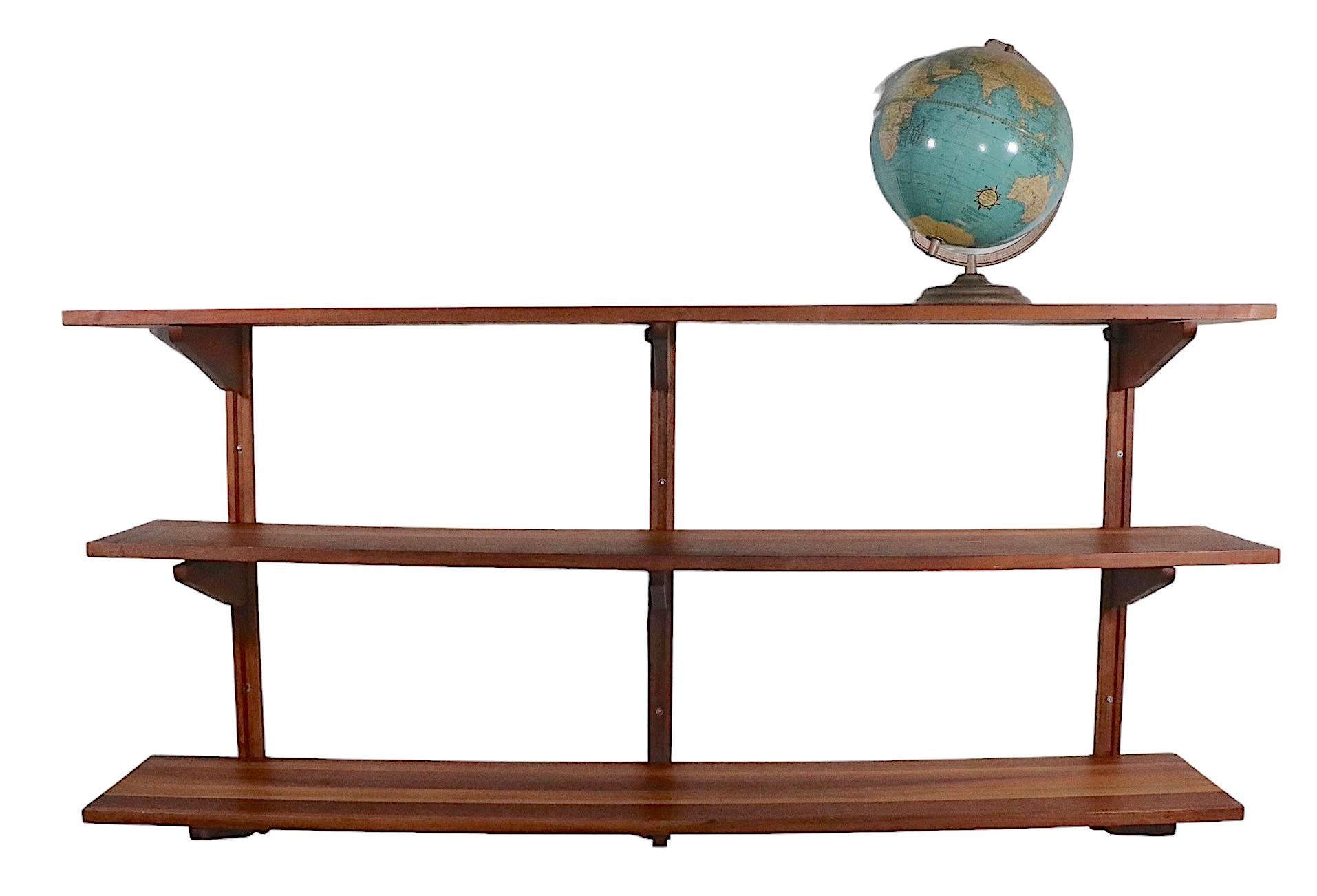 mid century modern wall shelves