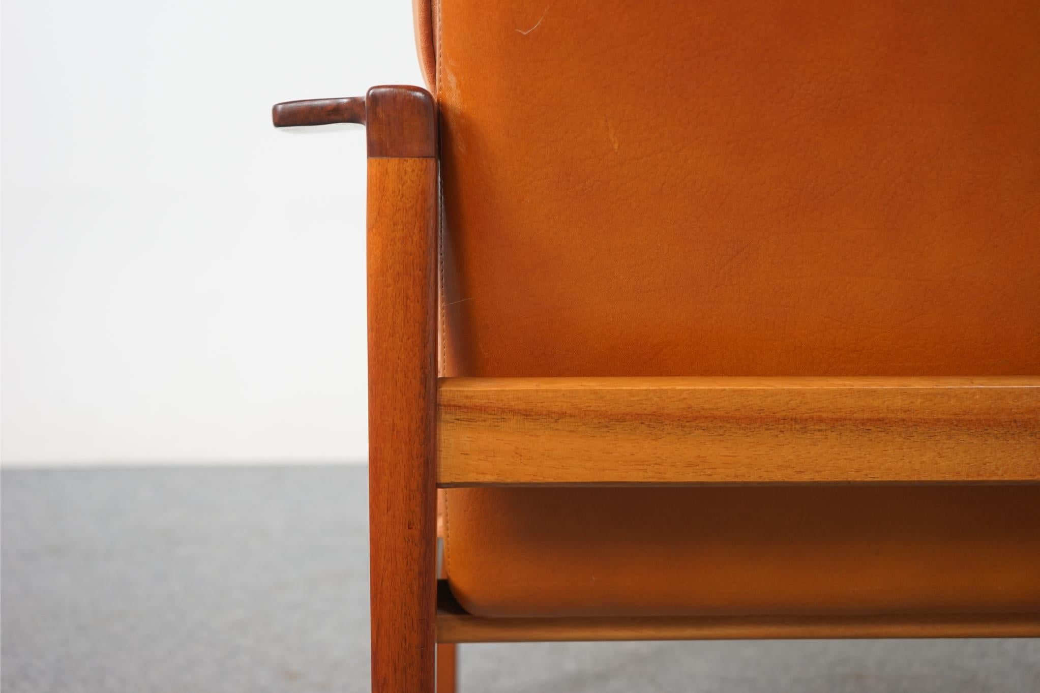 Danish Mid-Century Modern Walnut Easy Chair 4