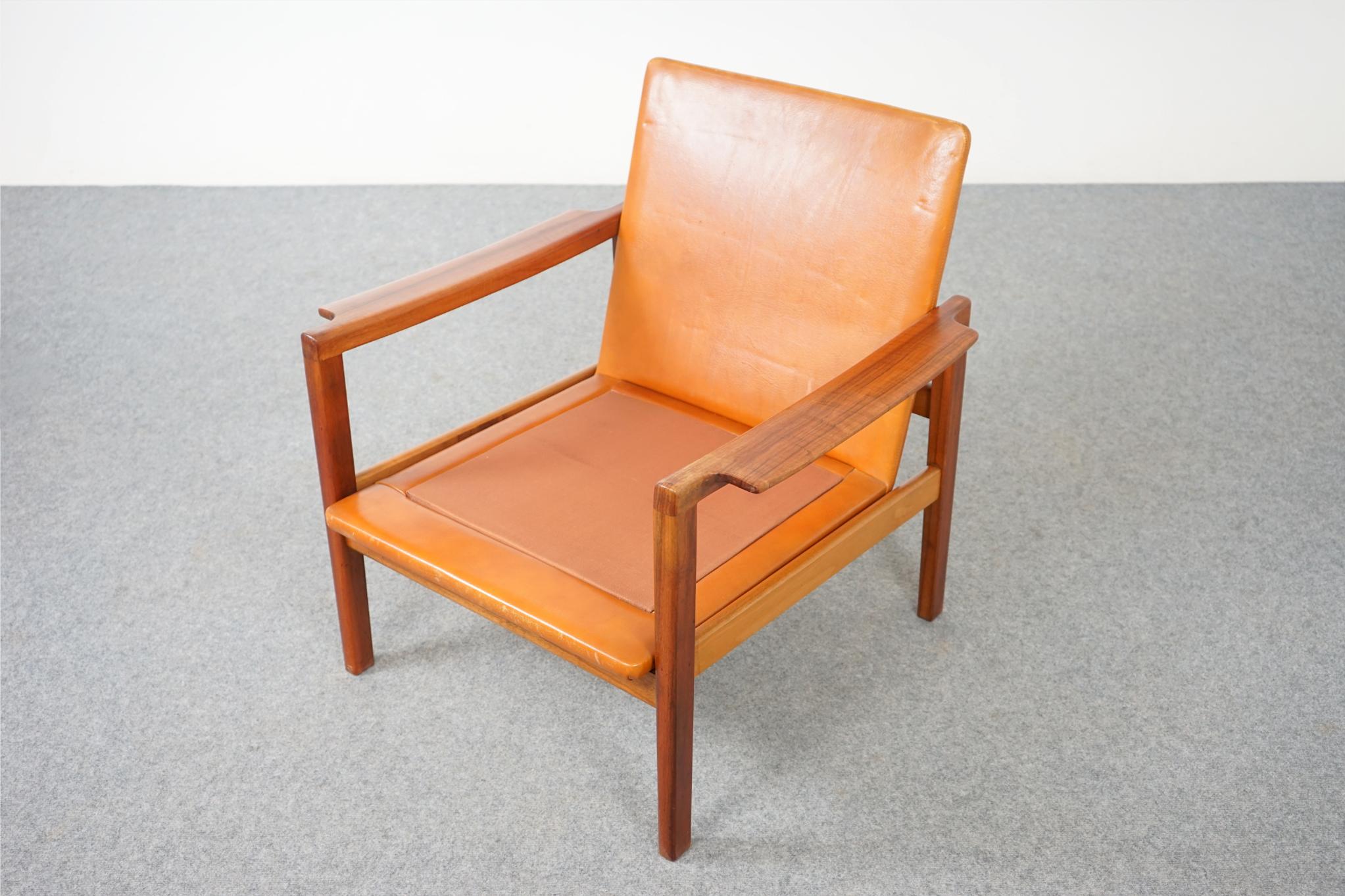 Danish Mid-Century Modern Walnut Easy Chair 6