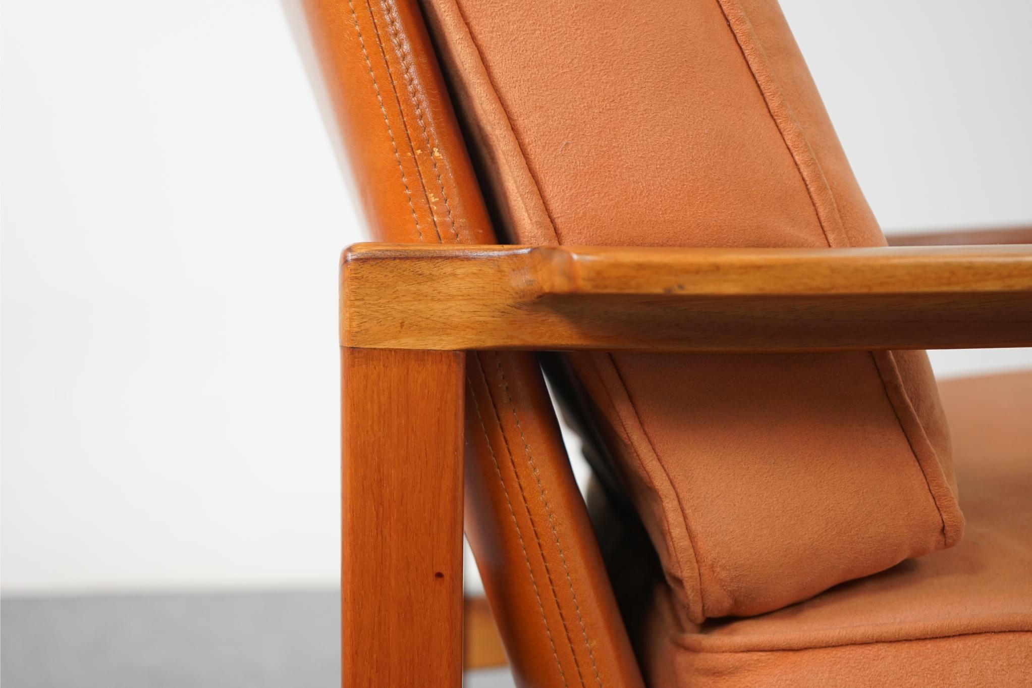 Danish Mid-Century Modern Walnut Easy Chair 1