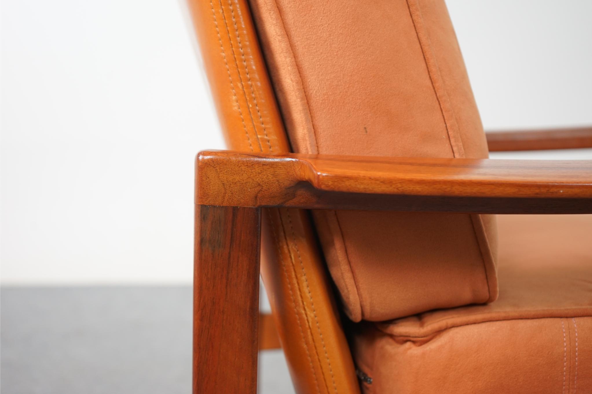 Danish Mid-Century Modern Walnut Easy Chair 1