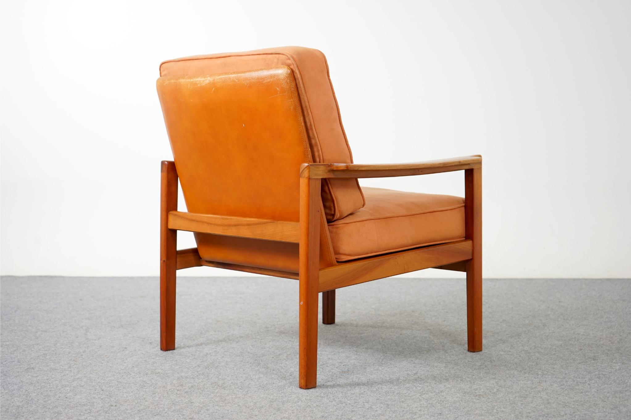 Danish Mid-Century Modern Walnut Easy Chair 2