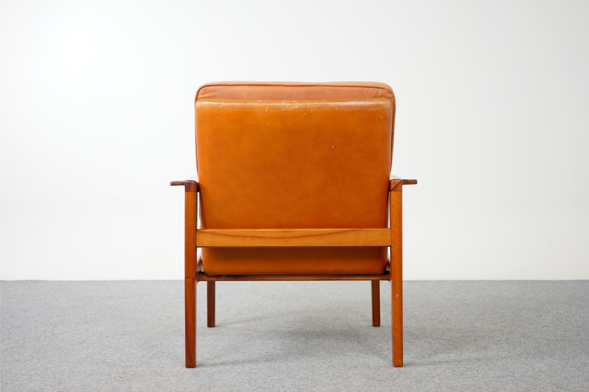 Danish Mid-Century Modern Walnut Easy Chair 3