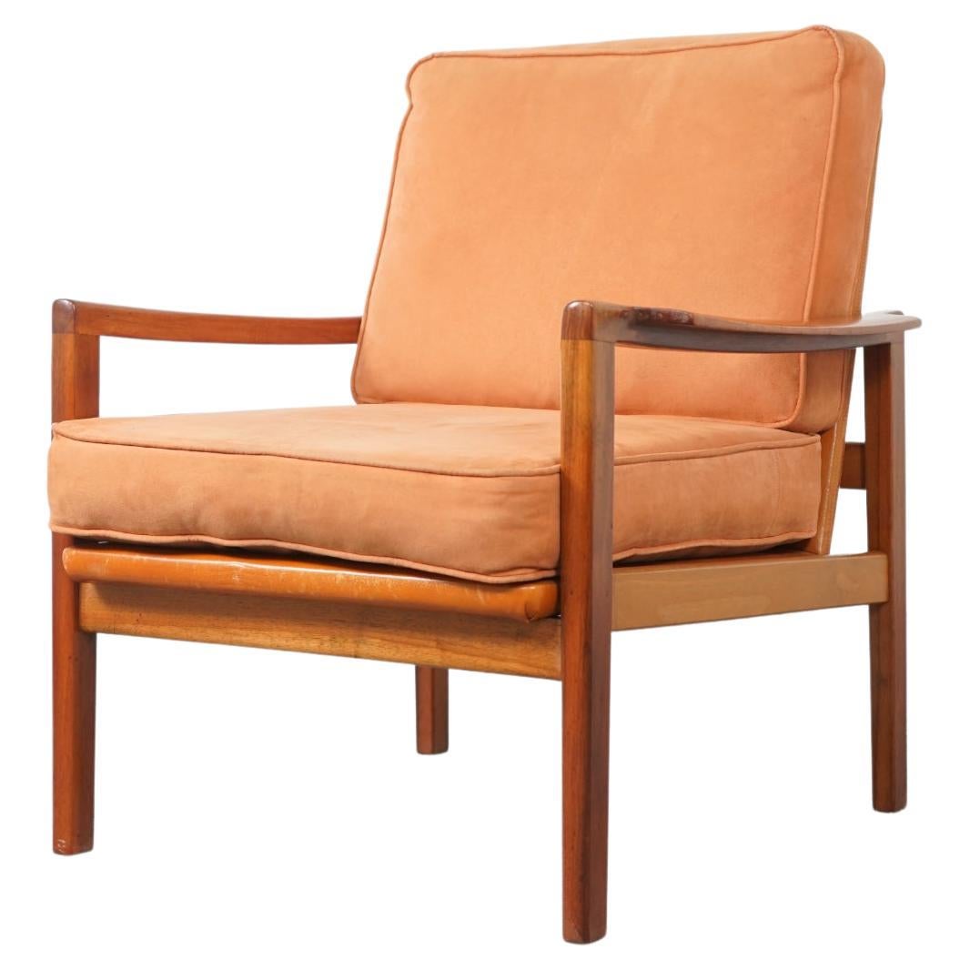 Danish Mid-Century Modern Walnut Easy Chair