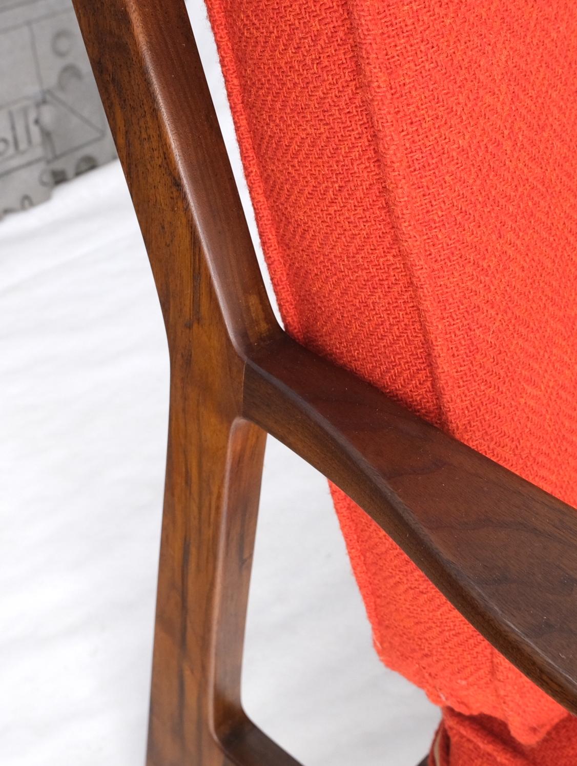 Laqué Chaise longue danoise en noyer The Moderns Settee Loveseat Couch Sofa Set en vente