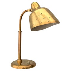 Fog & Mørup, Scandinavian mid-century modernist table lamp, brass, Denmark 1940s