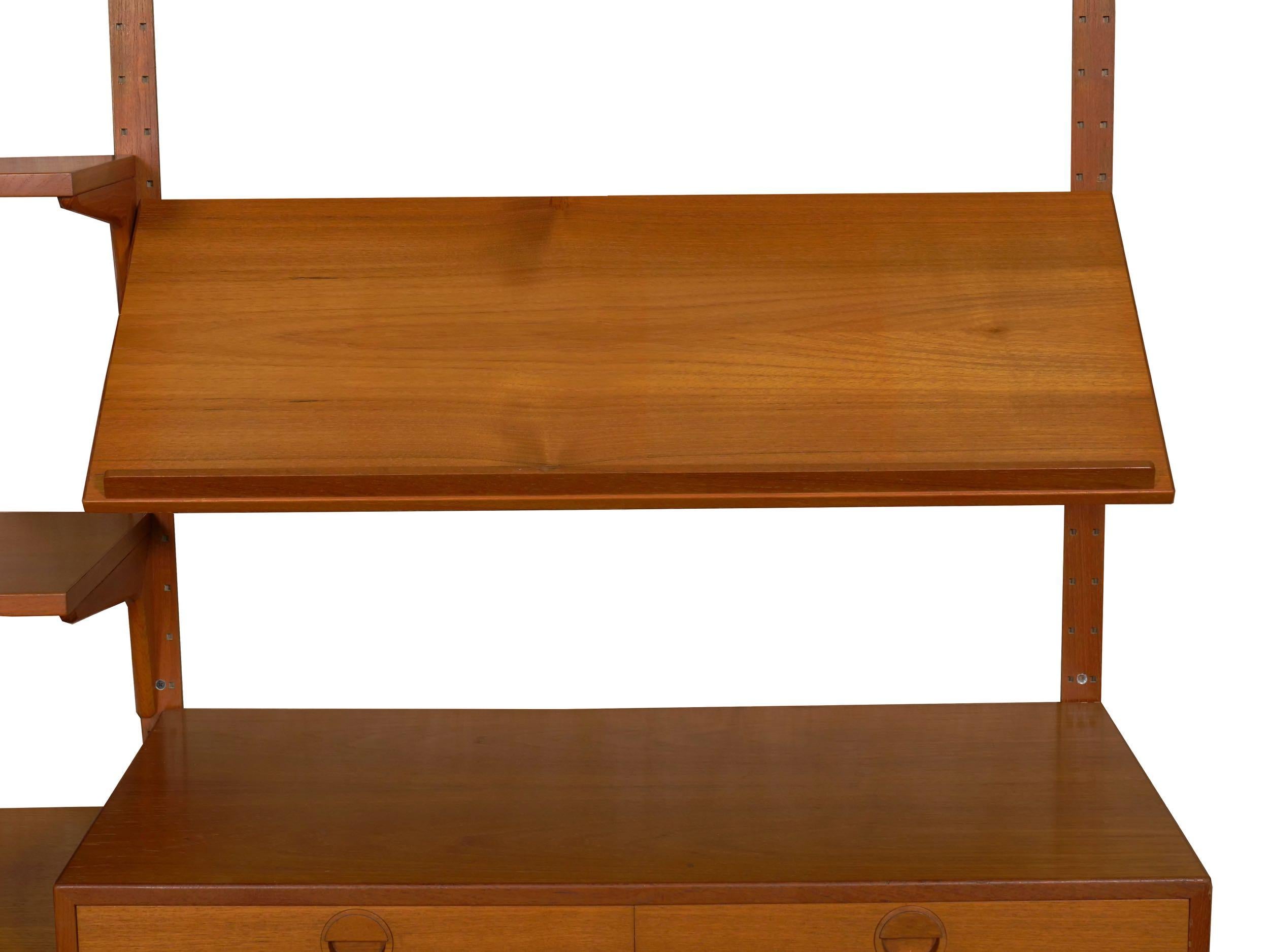 Teak Danish Midcentury Modular Modern Wall Unit by Thygesen & Sorensen