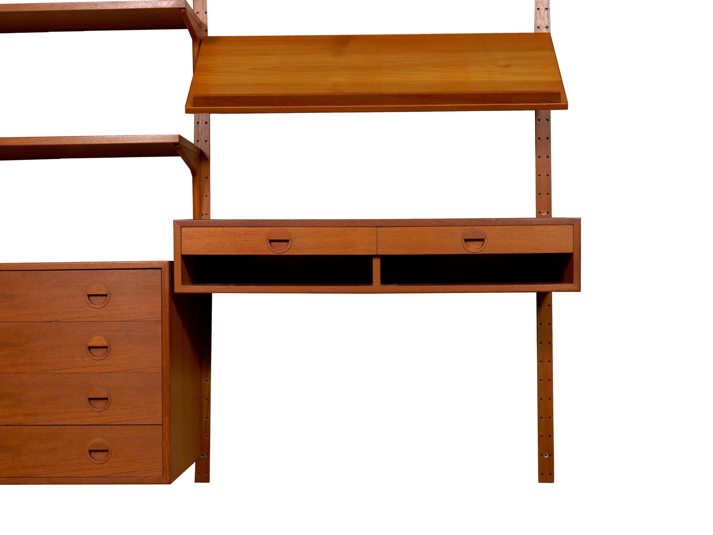 Danish Midcentury Modular Modern Wall Unit by Thygesen & Sorensen 2