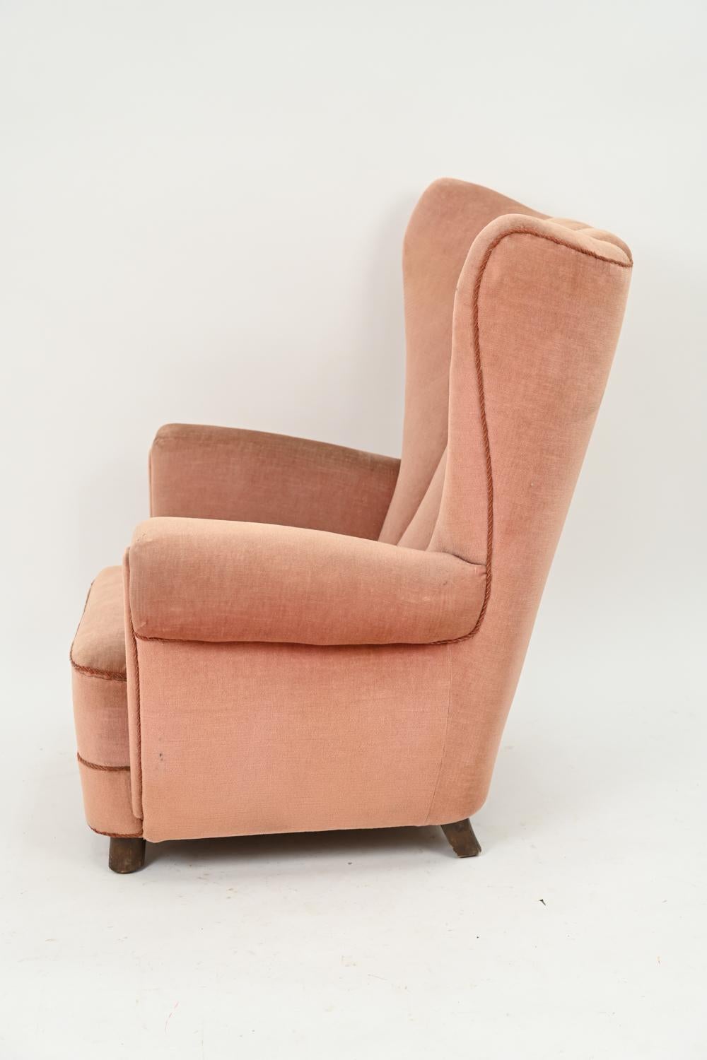 Danish Mid-Century Mogens Lassen-Style Lounge Chair 4