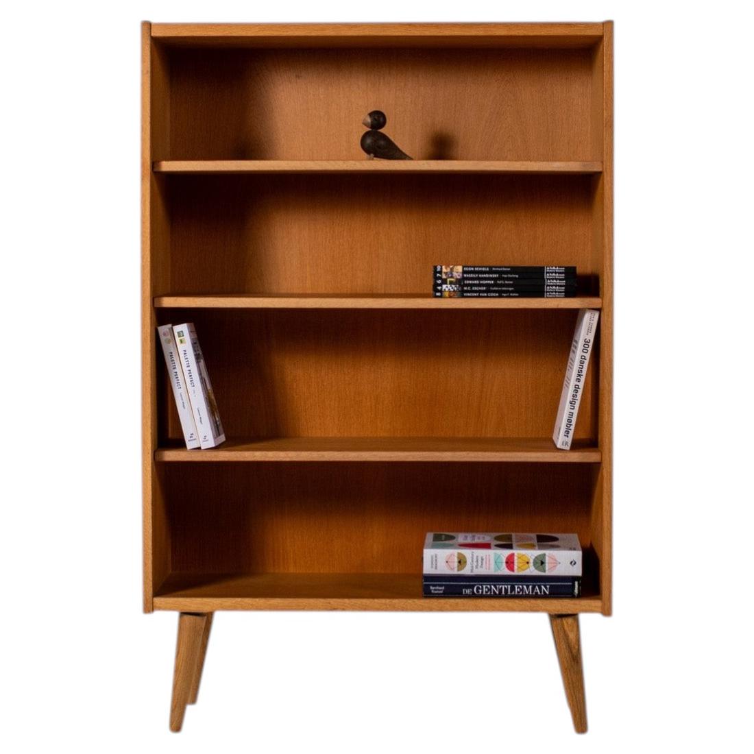 Danish Mid-Century Oak Bookcase, 1960s