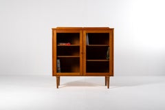 Danish Mid-Century Oak Display Cabinet, 1960s