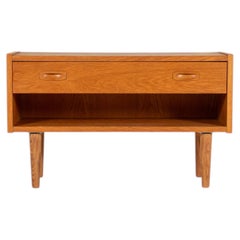 Danish Mid-Century Oak Entry / Hallway Cabinet — 1960s
