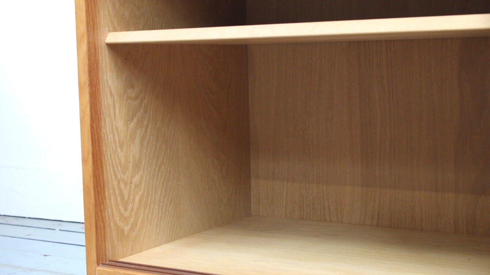 Danish Mid Century Oak Media Sideboard Cabinet 3