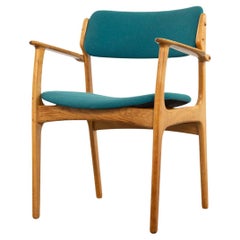 Danish Mid-Century Oak Model 50 Armchair by Erik Buch
