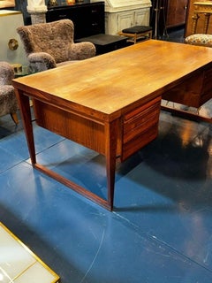 Danish Mid-century Oak Partners Desk