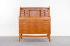 Danish Mid Century Oak Secretary Desk