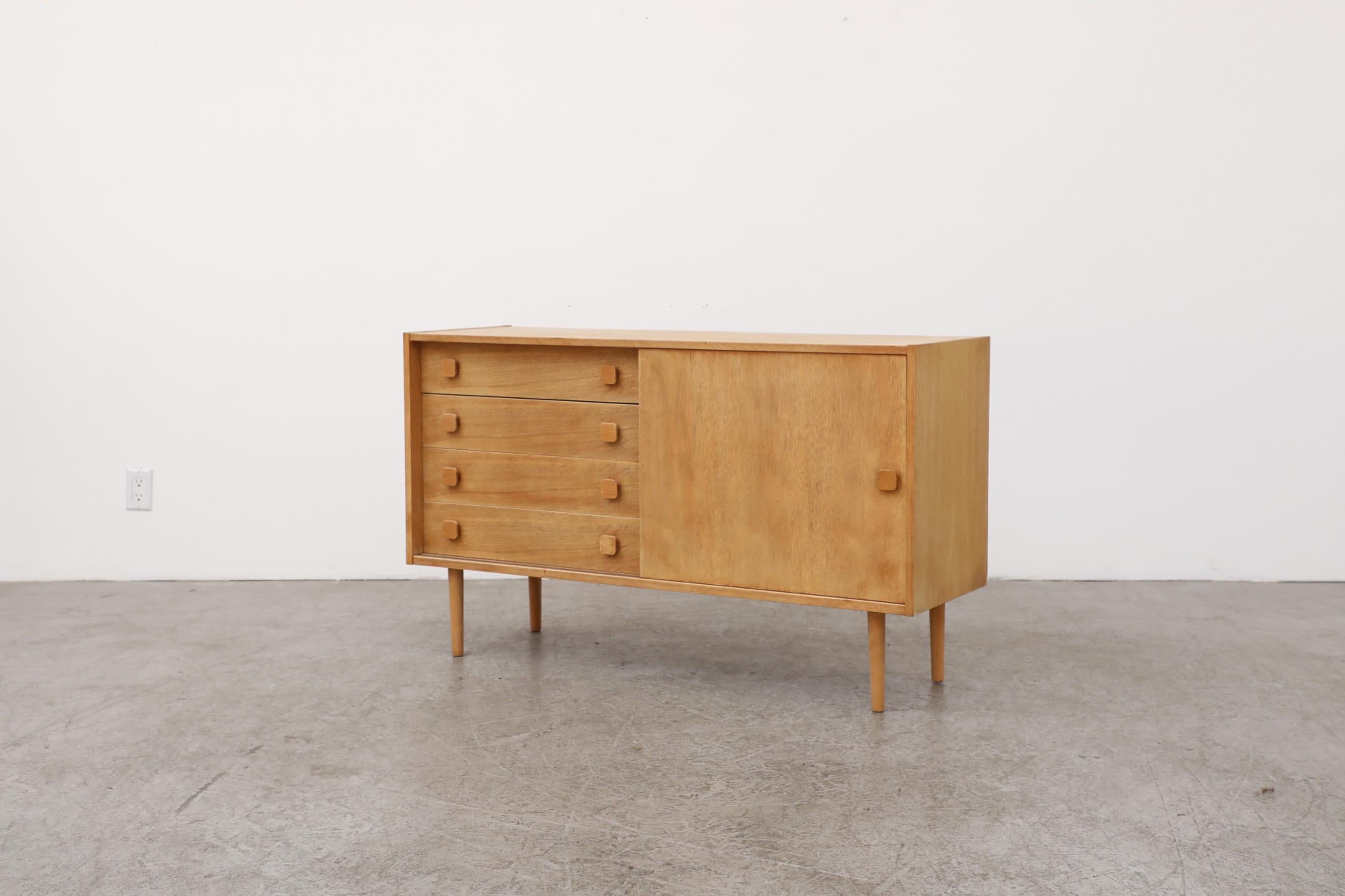 Late 20th Century Danish Mid-Century Oak Sideboard By Domino Mobler, 1970's