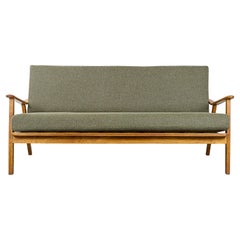 Danish Mid-Century Oak Sofa