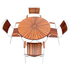 Danish Mid Century Outdoor Set By Daneline