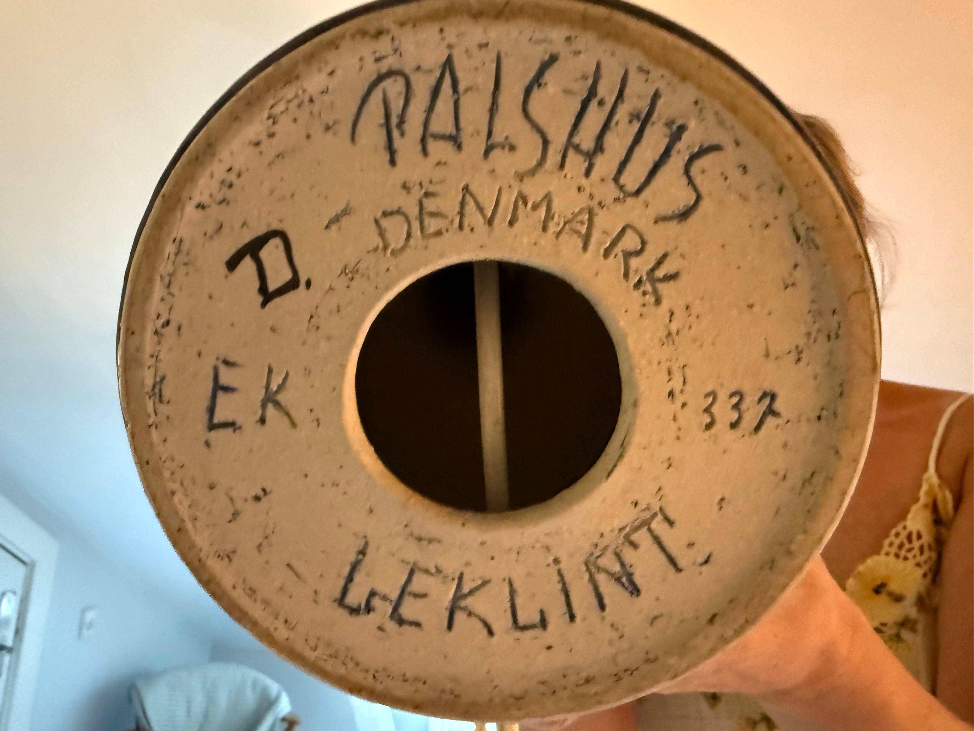 Danish Mid century pair of Table Lamps by Esben Klint for Le Klint, 1960 For Sale 5