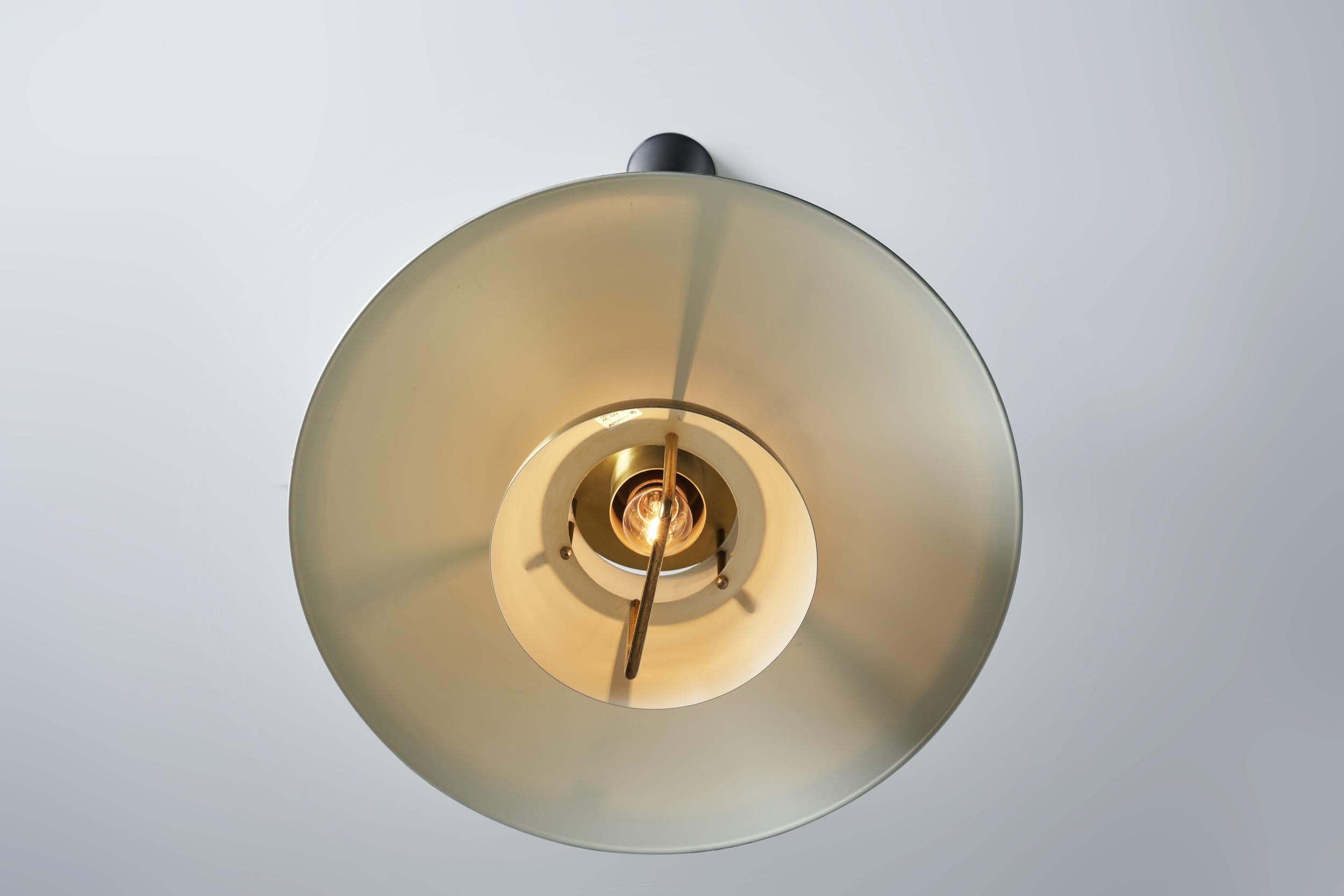 Danish Mid-Century Pendant Lamp by Lyskjær Belysning, Denmark 1960s  6