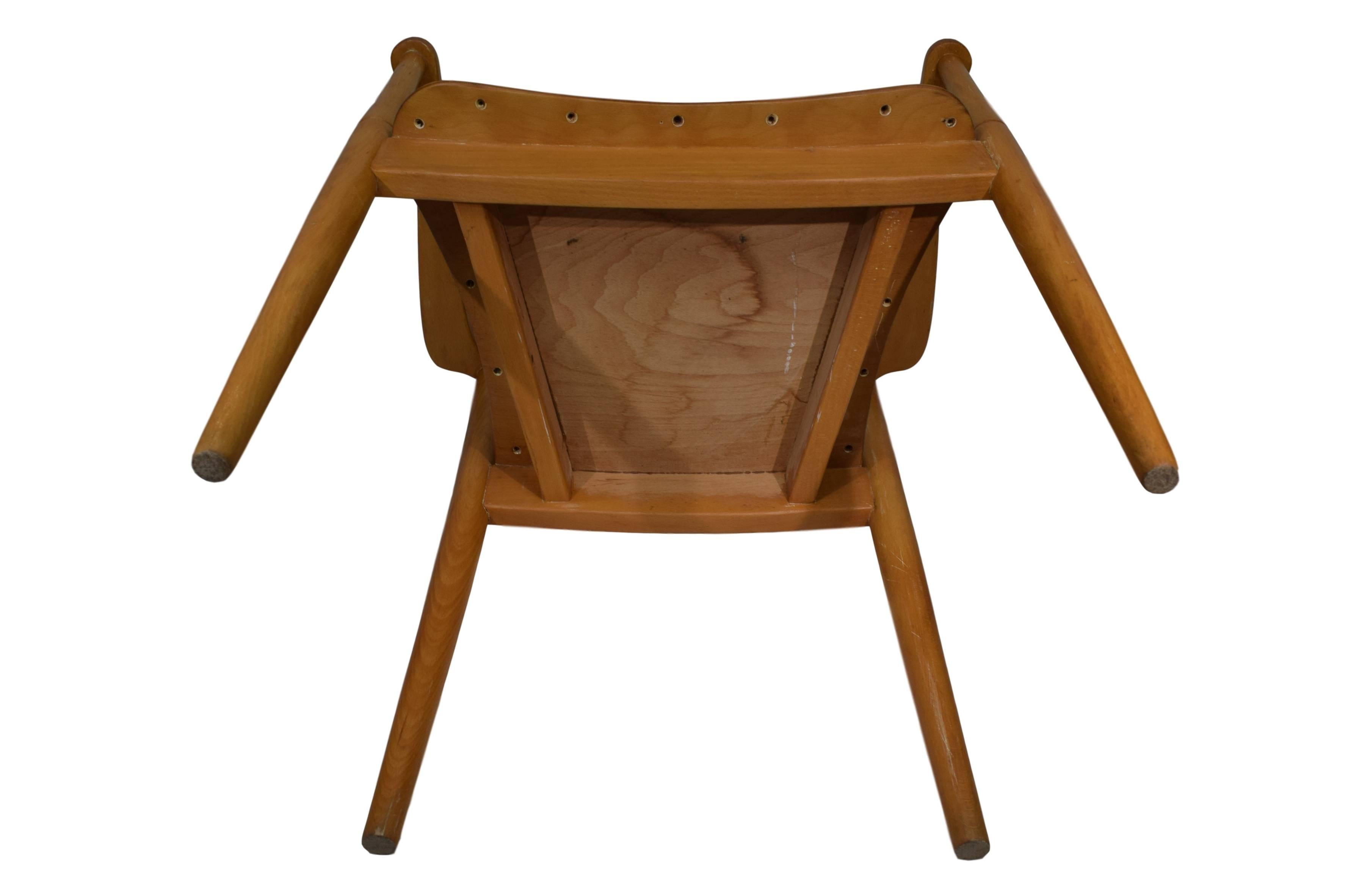 Danish Midcentury Portex Chair by Peter Hvidt & Orla Mølgaard, Woollen Fabric For Sale 4