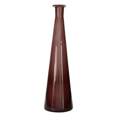 Danish Mid-Century Purple Glass Bud Vase