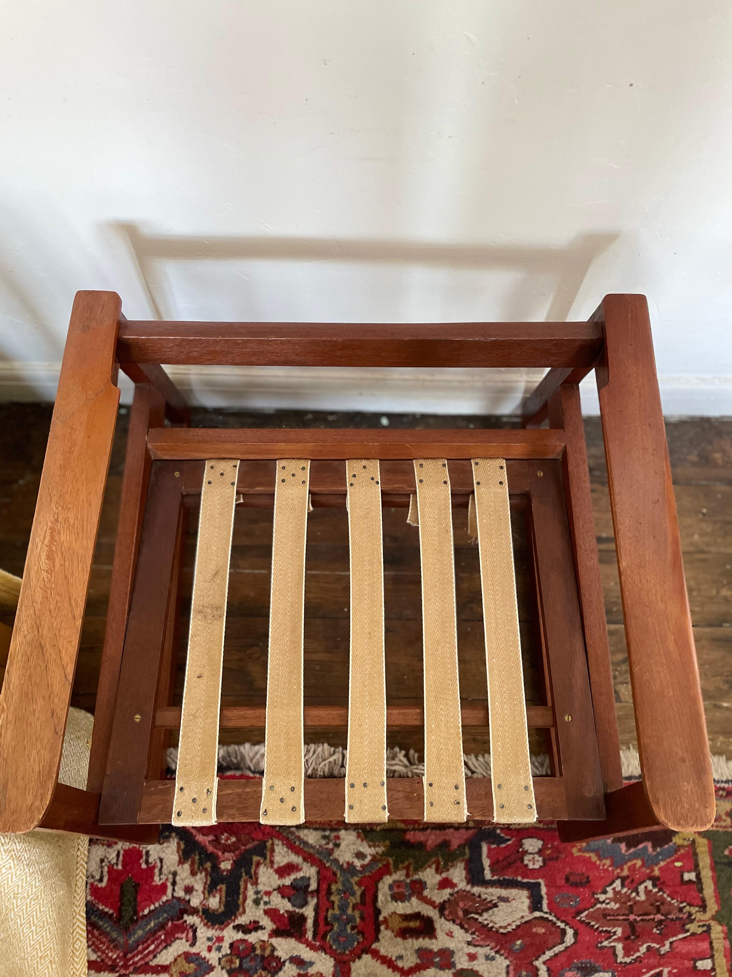 Danish Mid century Rocking Chair C 1960 For Sale 11
