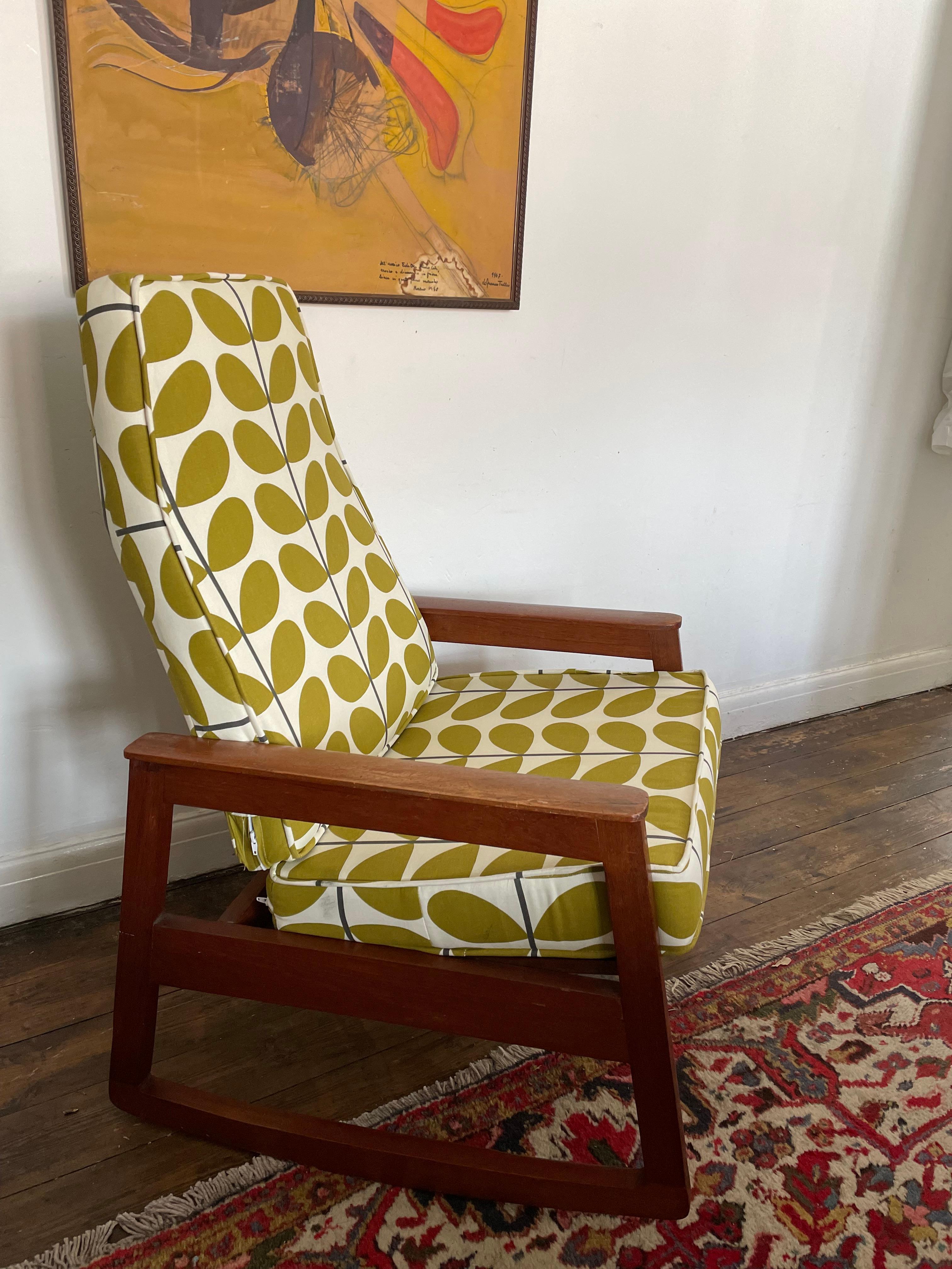 Danish Mid century Rocking Chair C 1960 For Sale 2