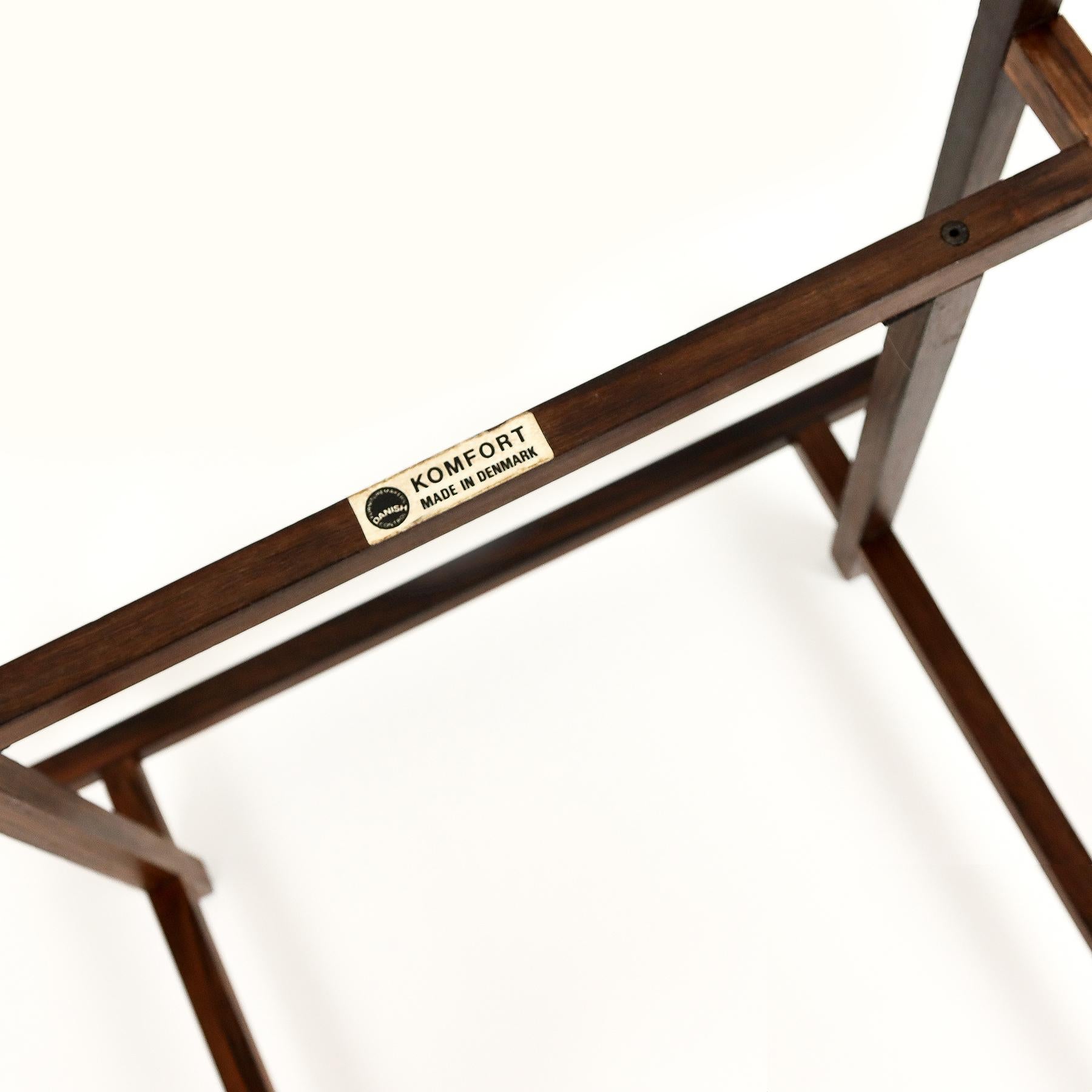 20th Century Danish Mid Century Rosewood And Glass Coffee Table By Henning Norgaard