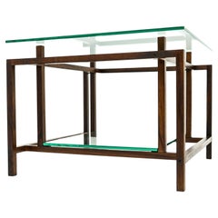 Danish Mid Century Rosewood And Glass Coffee Table By Henning Norgaard