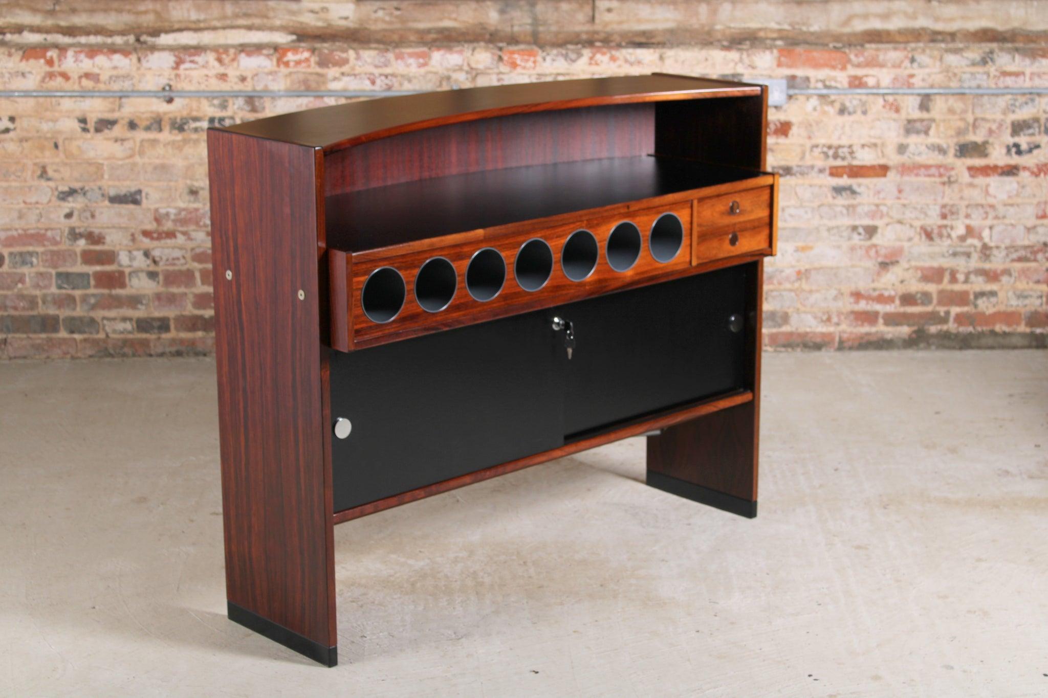 Danish Mid Century Rosewood Bar by Erik Buch for Dyrlund, Circa 1960s 4