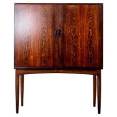 Danish Mid Century Rosewood Bar Cabinet