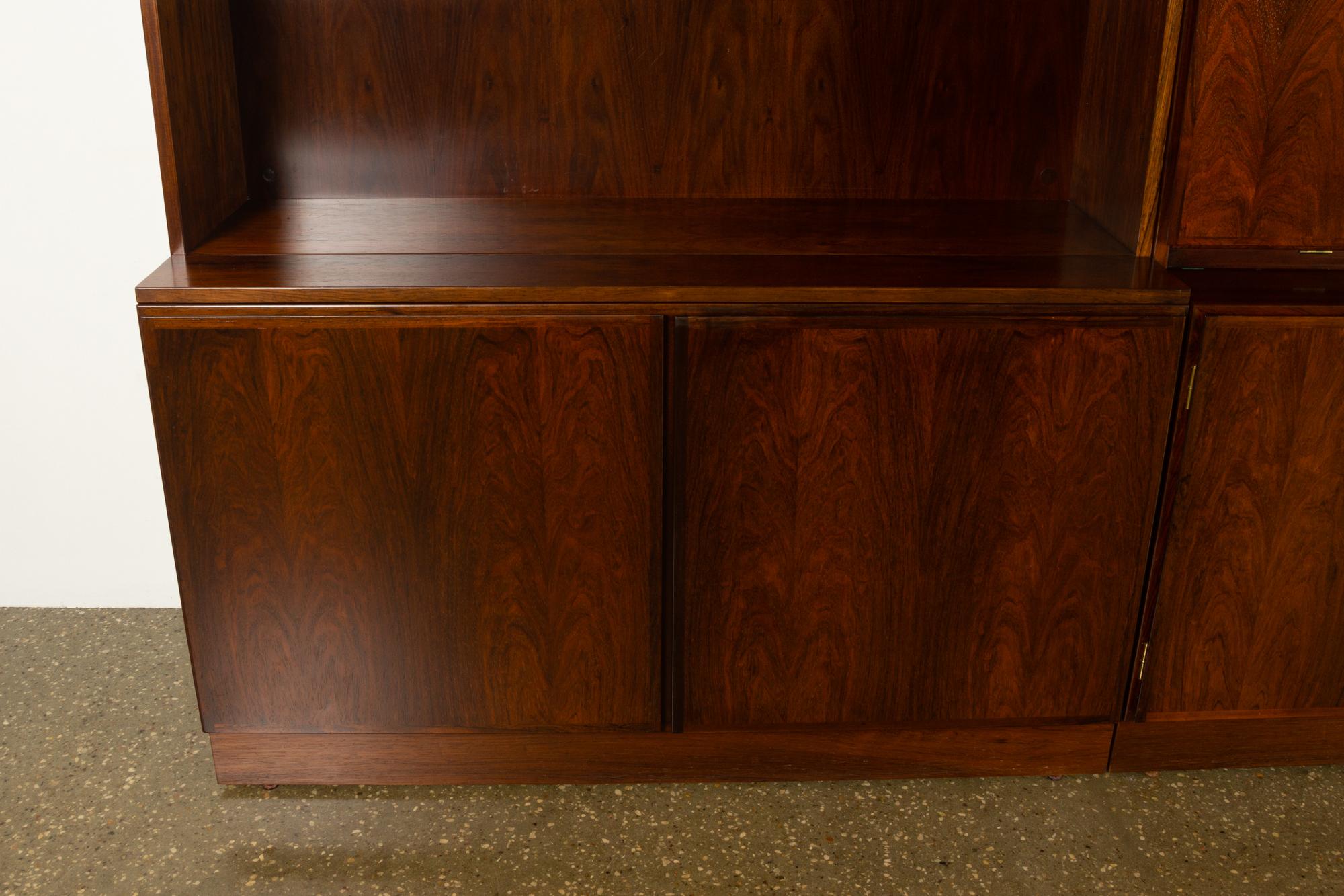 Danish Midcentury Rosewood Bookcase by Omann Jun, 1960s 11